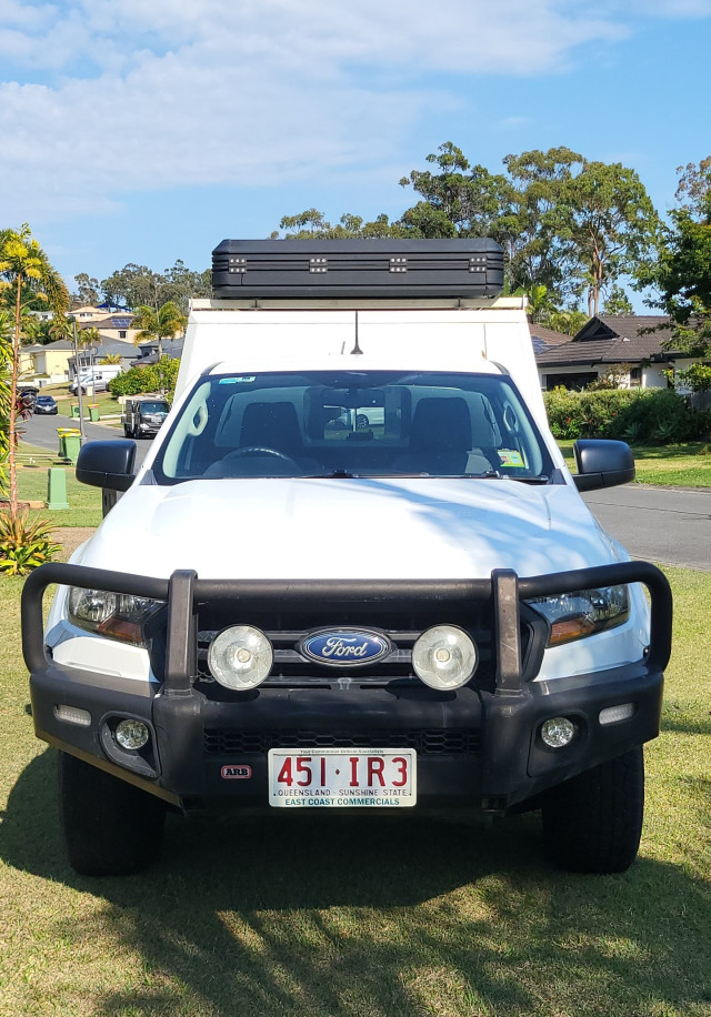 2018 Ford Ranger XL PX MKIII MY19 Diesel 3.2 6 SPD Auto 4X4 with full trade canopy. A real workhorse! 