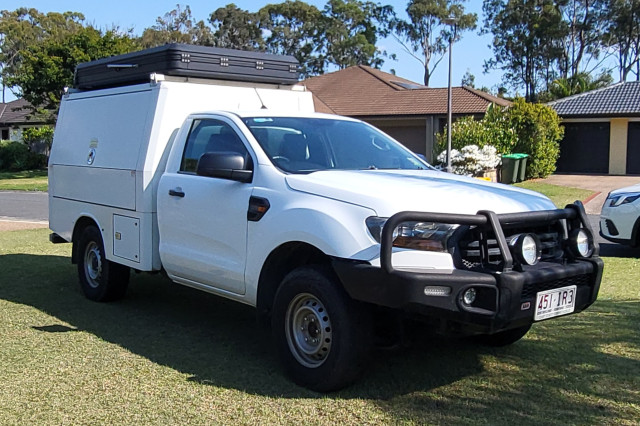 2018 Ford Ranger XL PX MKIII MY19 Diesel 3.2 6 SPD Auto 4X4 with full trade canopy. A real workhorse! 