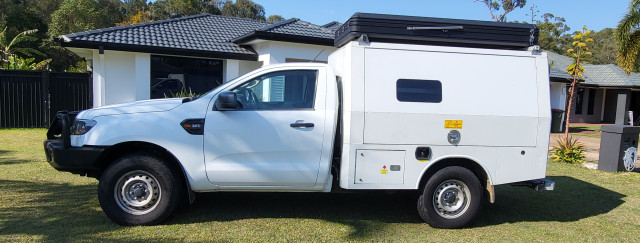 2018 Ford Ranger XL PX MKIII MY19 Diesel 3.2 6 SPD Auto 4X4 with full trade canopy. A real workhorse! 