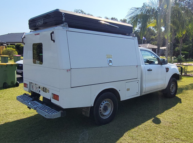 2018 Ford Ranger XL PX MKIII MY19 Diesel 3.2 6 SPD Auto 4X4 with full trade canopy. A real workhorse! 
