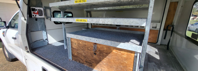 2018 Ford Ranger XL PX MKIII MY19 Diesel 3.2 6 SPD Auto 4X4 with full trade canopy. A real workhorse! 